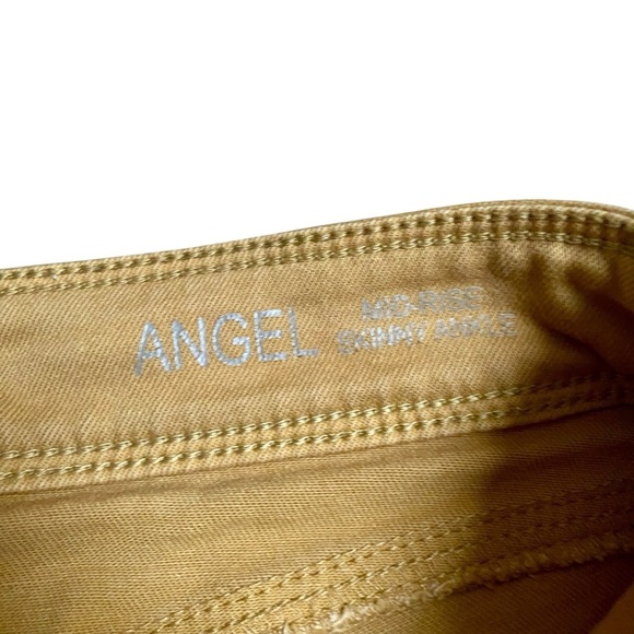 DL1961 Sunflower Yellow Midrise Skinny Ankle Jeans Size 28 - Picture 3 of 14